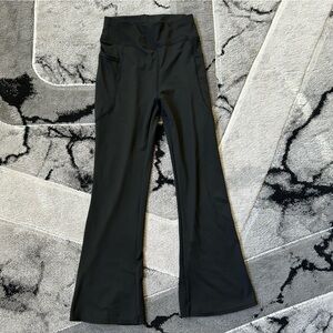 Black Flared Yoga Pants